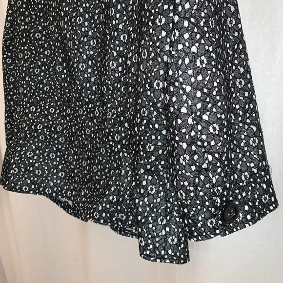 Luciano Dante Women’s Black Abstract Pattern Jacket Blazer Size XL - Picture 7 of 7